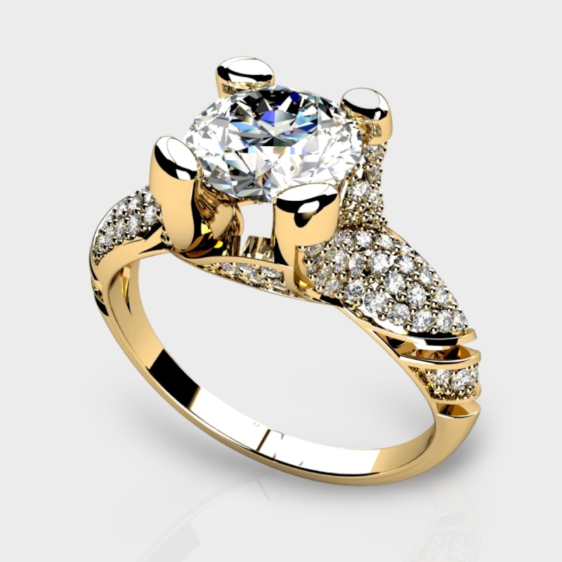 Brooklyn 14K Gold 1.77 Carat Lab Grown Diamond Ring