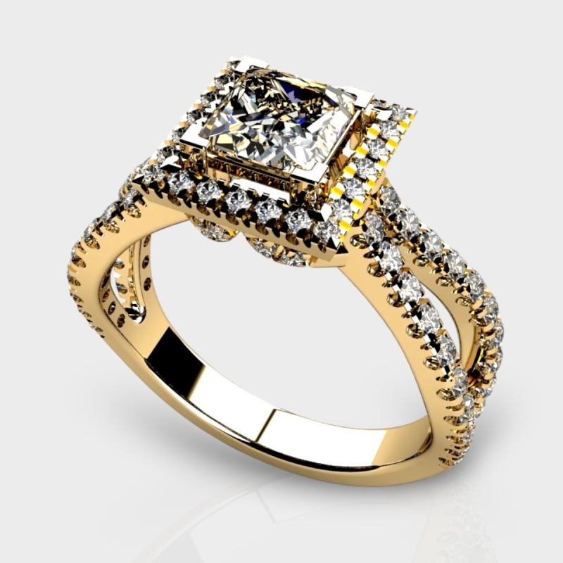 Athena 14K Gold 1.27 Carat Lab Grown Diamond Ring