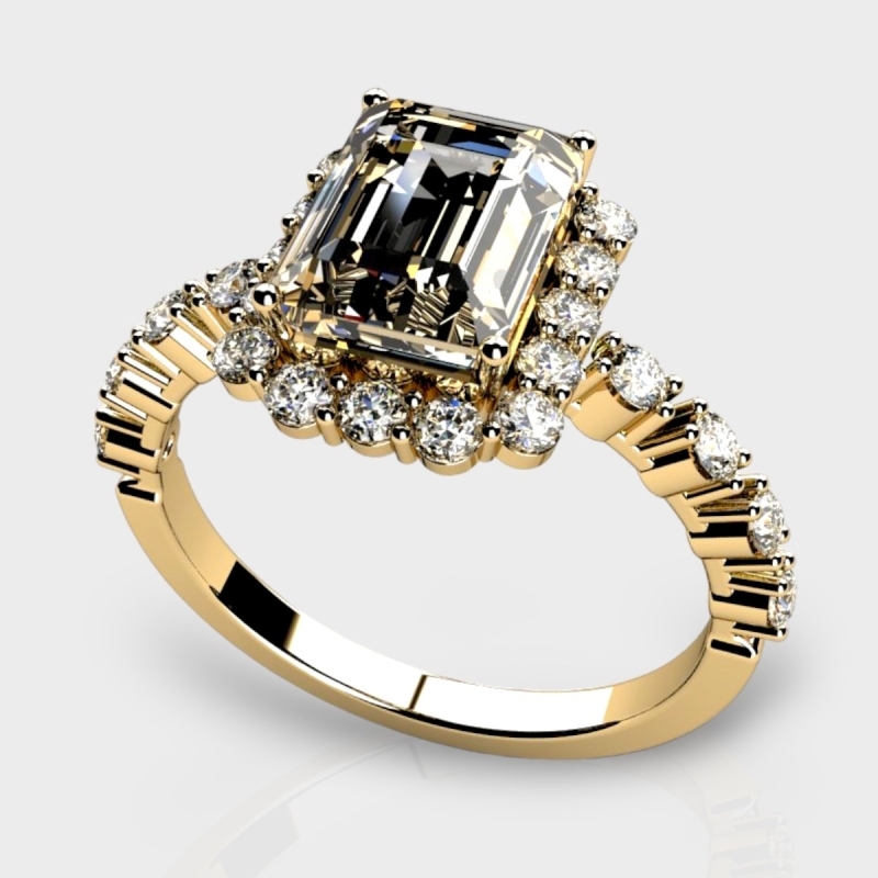 Valeria 14K Gold 2.25 Carat Lab Grown Diamond Ring