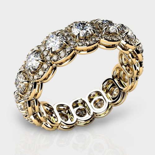 River 14K Gold 2.55 Carat Lab Grown Diamond Ring