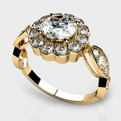 Veda 14K Gold 1.59 Carat Lab Grown Diamond Ring