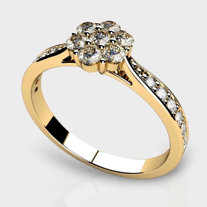 Anika 14K Gold 0.42 Carat Lab Grown Diamond Ring