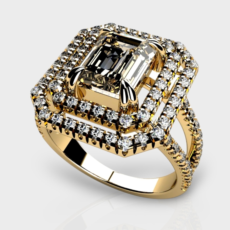 Diva 14K Gold 2.33 Carat Lab Grown Diamond Ring