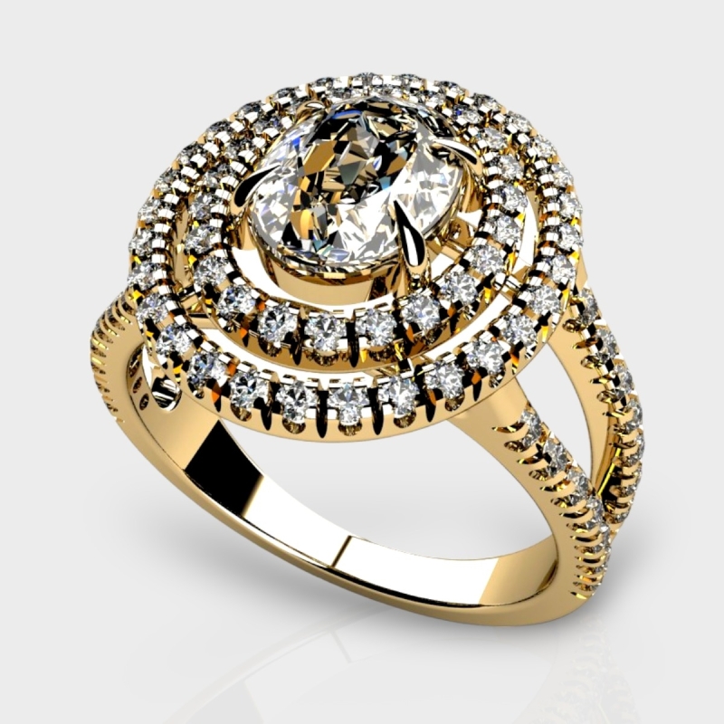 Anissa 14K Gold 1.73 Carat Lab Grown Diamond Ring