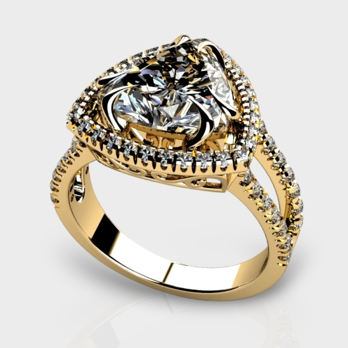 Aarohi 14K Gold 4.30 Carat Lab Grown Diamond Ring