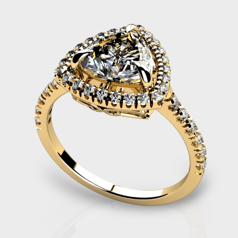 Aaradhya 14K Gold 2.35 Carat Lab Grown Diamond Ring