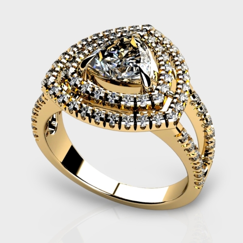 Akira 14K Gold 1.60 Carat Lab Grown Diamond Ring