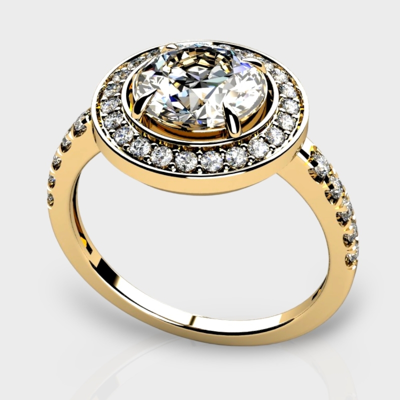Luna 14K Gold 2.33 Carat Lab Grown Diamond Ring
