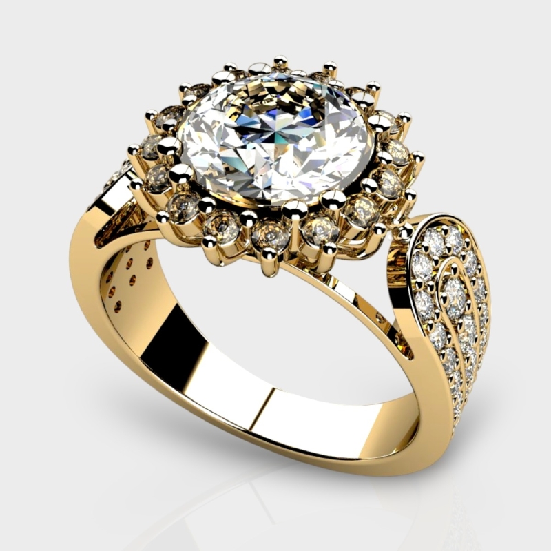 Eloise 14K Gold 2.76 Carat Lab Grown Diamond Ring
