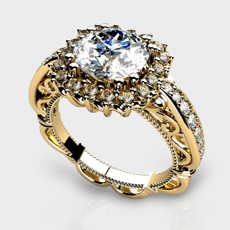 Anne 14K Gold 2.48 Carat Lab Grown Diamond Ring