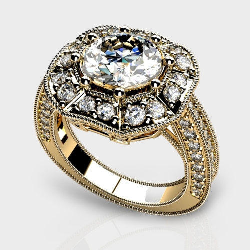 Elizabeth 14K Gold 3.19 Carat Lab Grown Diamond Ring