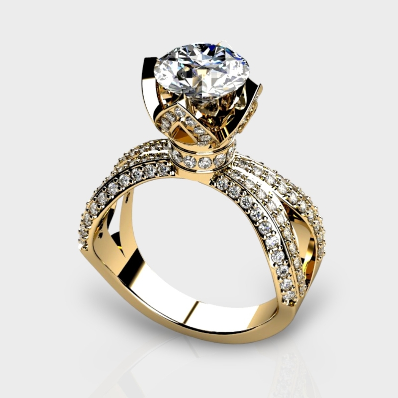 Love 14K Gold 2.74 Carat Lab Grown Diamond Ring