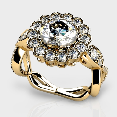 Mariam 14K Gold 2.87 Carat Lab Grown Diamond Ring