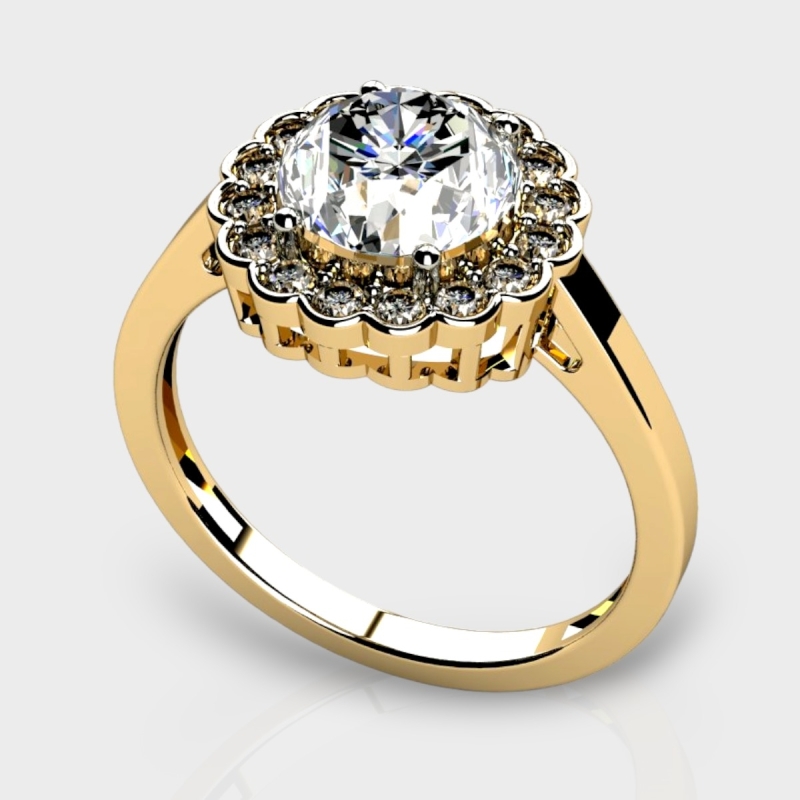 Saanvi 14K Gold 2.32 Carat Lab Grown Diamond Ring