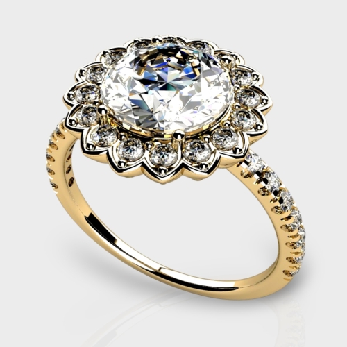Kavya 14K Gold 2.50 Carat Lab Grown Diamond Ring