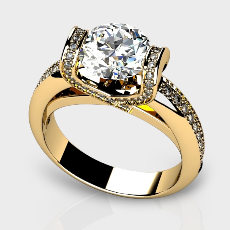 Natalie 14K Gold 2.49 Carat Lab Grown Diamond Ring