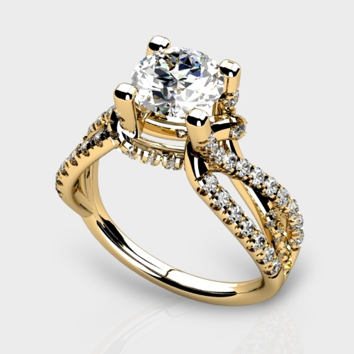 Madelyn 14K Gold 1.39 Carat Lab Grown Diamond Ring