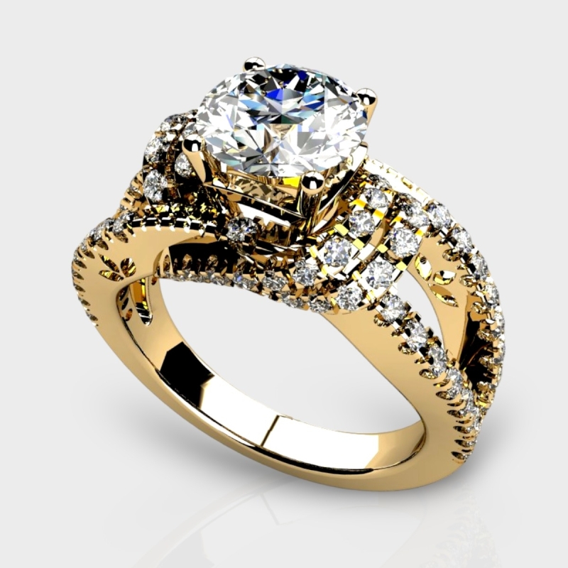 Kinsley 14K Gold 1.84 Carat Lab Grown Diamond Ring