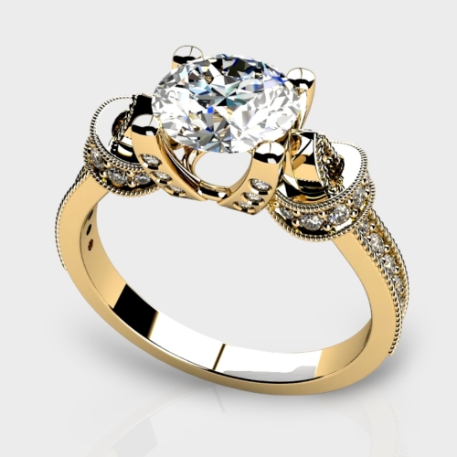 Claire 14K Gold 1.70 Carat Lab Grown Diamond Ring